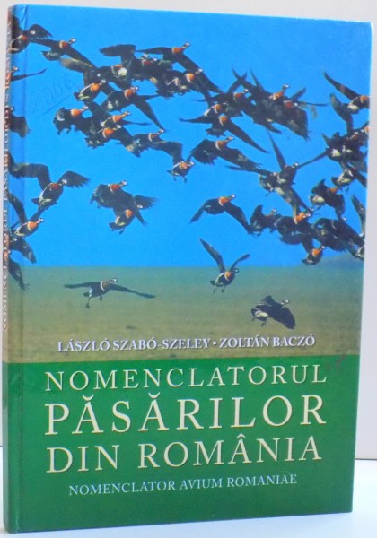 Cover of Nomenclatorul Pasarilor din Romania